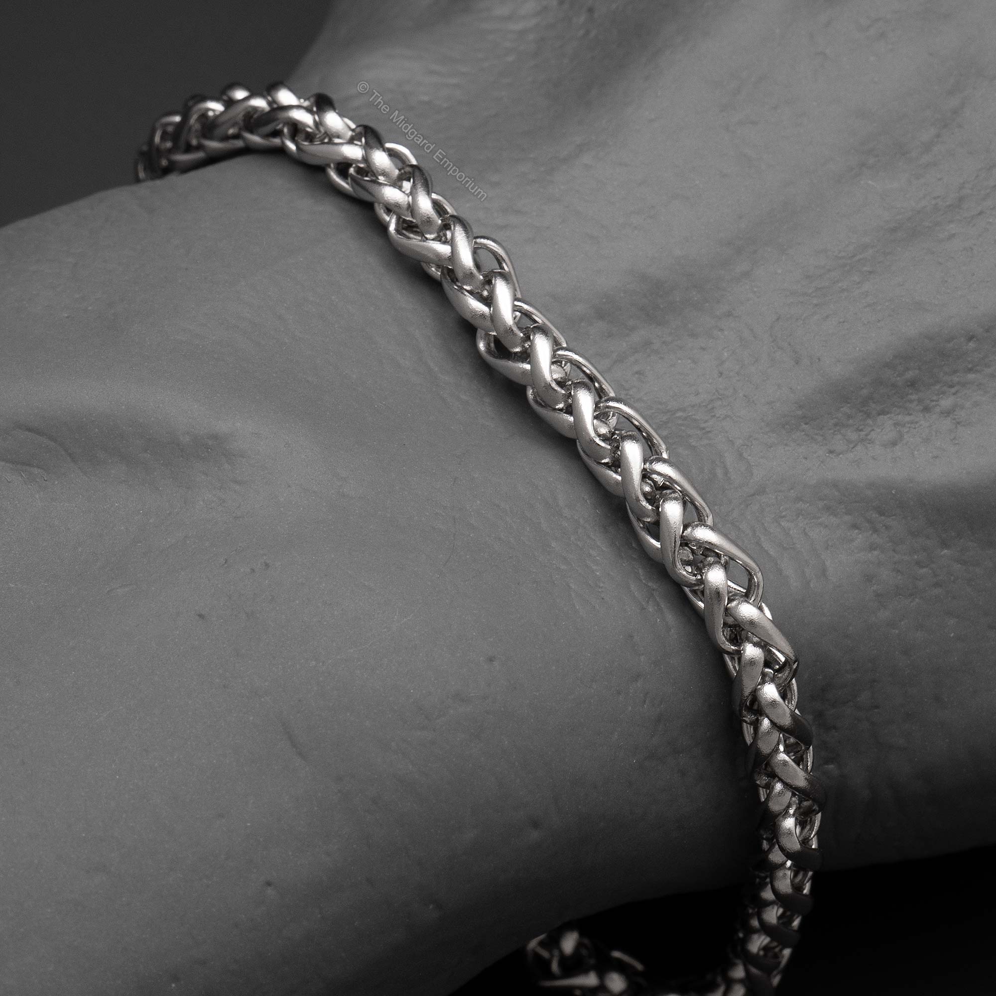 Stainless Steel Wheat Chain Bracelet