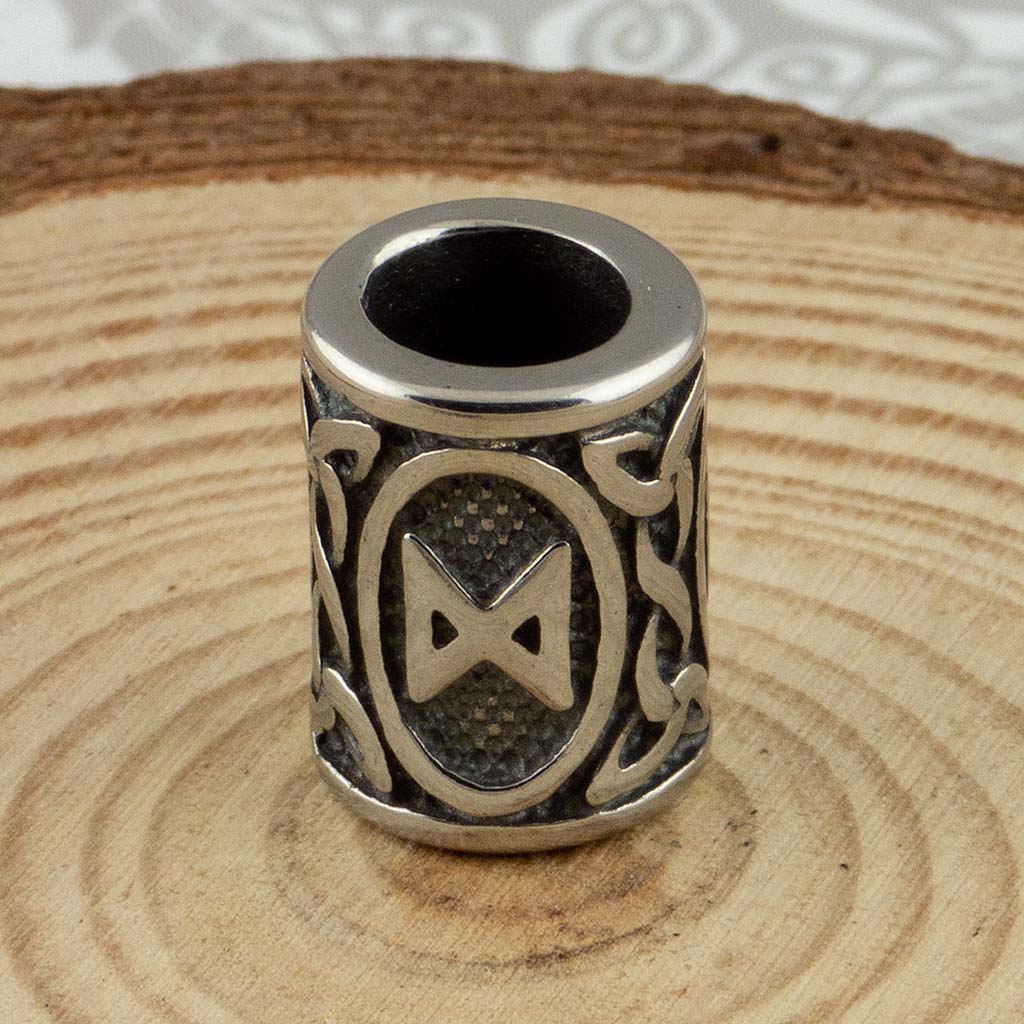 Viking Norse Futhark Rune Stainless Steel Beads - The Midgard Emporium