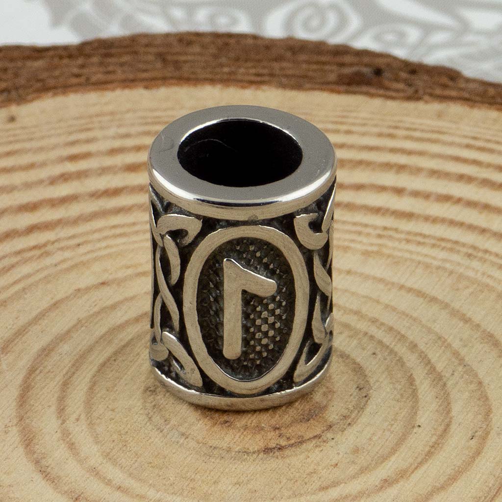 Viking Norse Futhark Rune Stainless Steel Beads - The Midgard Emporium