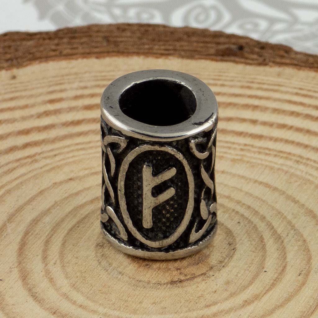 Viking Norse Futhark Rune Stainless Steel Beads - The Midgard Emporium