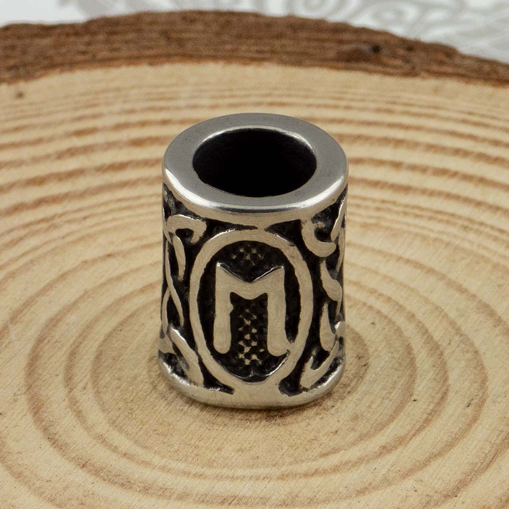 Viking Norse Futhark Rune Stainless Steel Beads - The Midgard Emporium