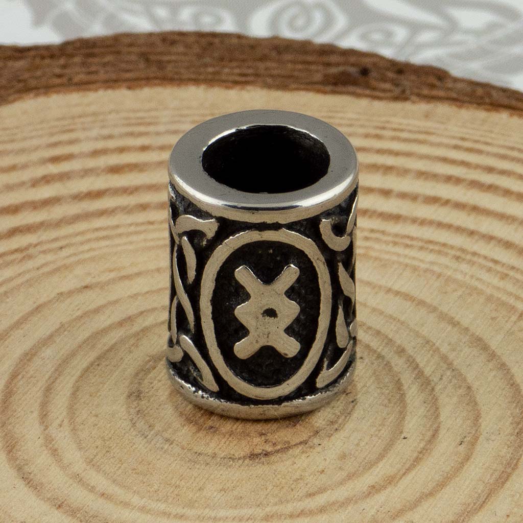 Viking Norse Futhark Rune Stainless Steel Beads - The Midgard Emporium