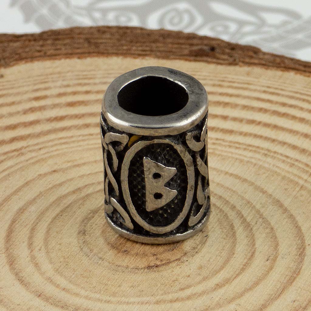 Viking Norse Futhark Rune Stainless Steel Beads - The Midgard Emporium