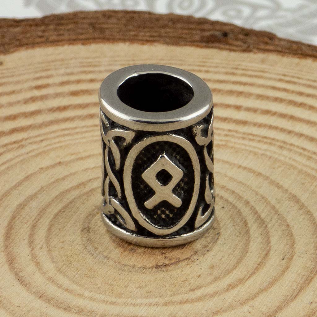 Viking Norse Futhark Rune Stainless Steel Beads - The Midgard Emporium