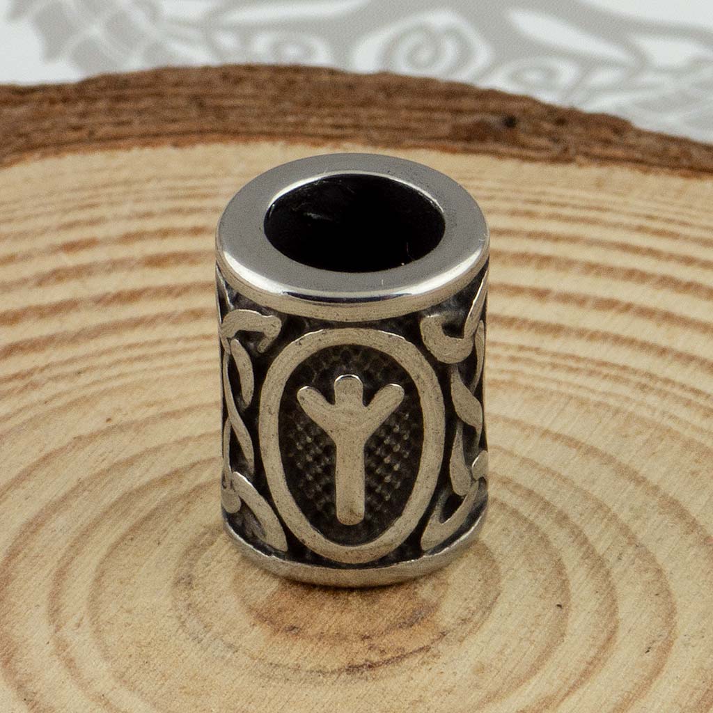 Viking Norse Futhark Rune Stainless Steel Beads - The Midgard Emporium