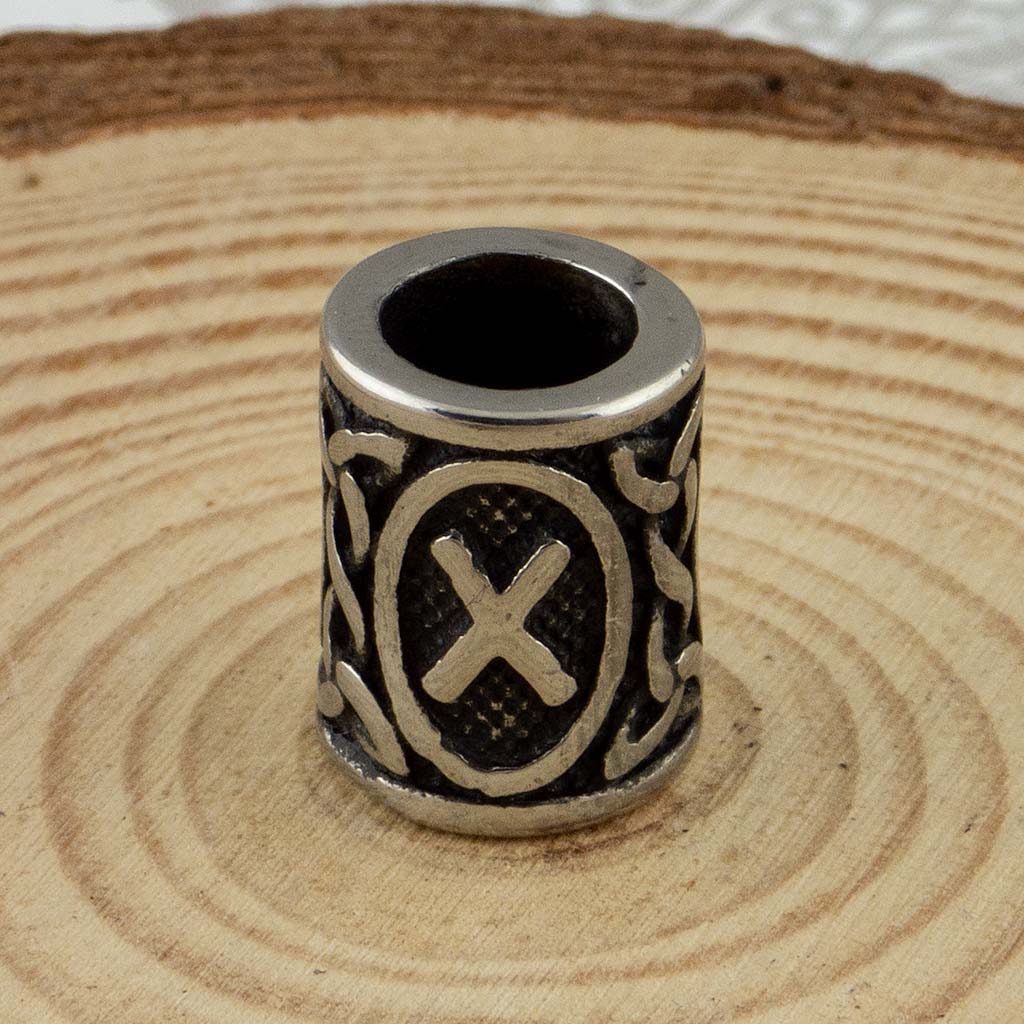 Viking Norse Futhark Rune Stainless Steel Beads - The Midgard Emporium