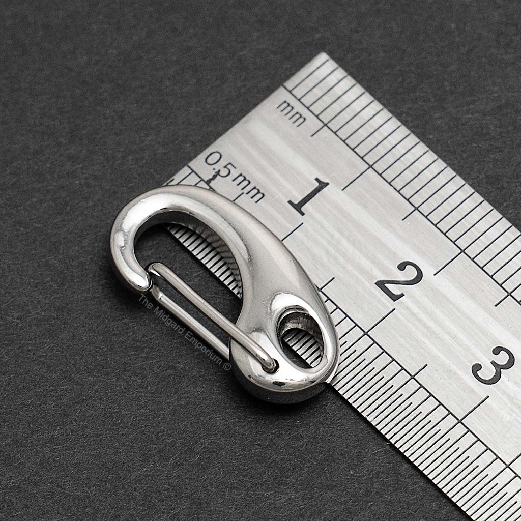 21mm Stainless Steel Push Gate Clasp