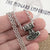 Stainless Steel Micro Thors Hammer Necklace