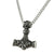 Stainless Steel Viking Thors Hammer Necklace