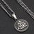 Stainless Steel Viking Valknut Necklace