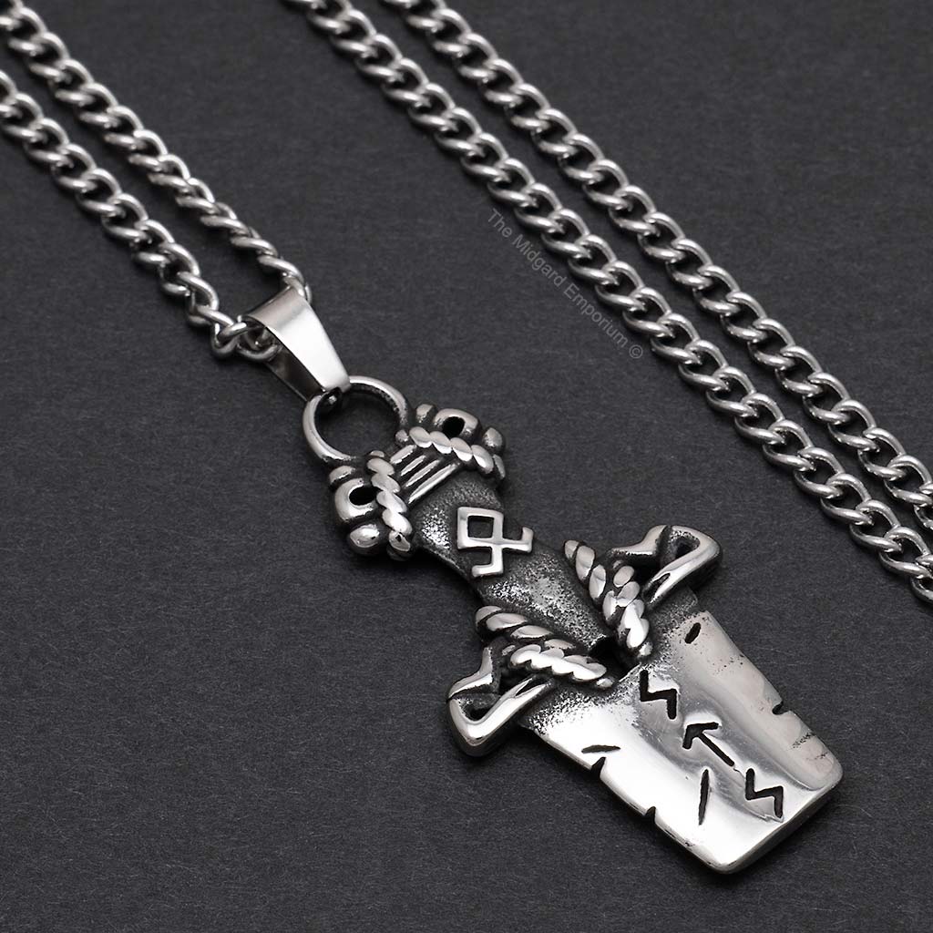 Stainless Steel Viking Sword Necklace