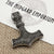 Stainless Steel Viking Thors Hammer Necklace