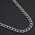 7mm Stainless Steel Flat Curb Chain Necklace