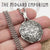 Stainless Steel Viking Helm of Awe Shield Necklace