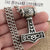 Stainless Steel Viking Thors Hammer Necklace