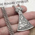 Stainless Steel Viking Axe Necklace