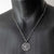 Stainless Steel Viking Aegishjalmr Shield Necklace